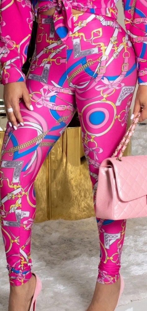 Pink Two Piece Set - Picture 2 of 2